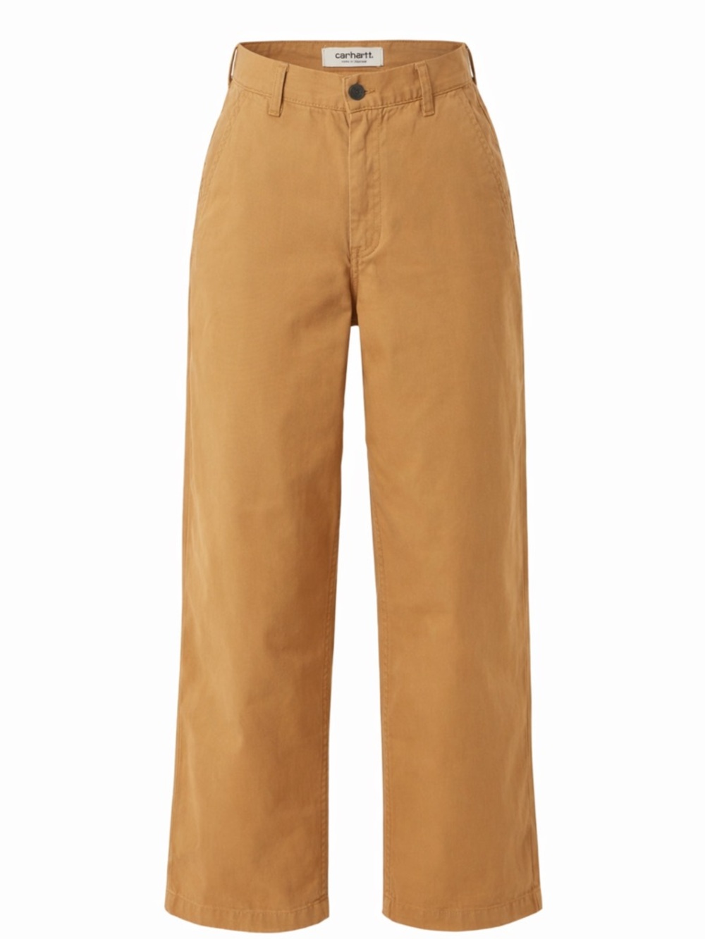 Carhartt WIP Women's Cardony Pant High Waist Relaxed Straight Brown Size 28